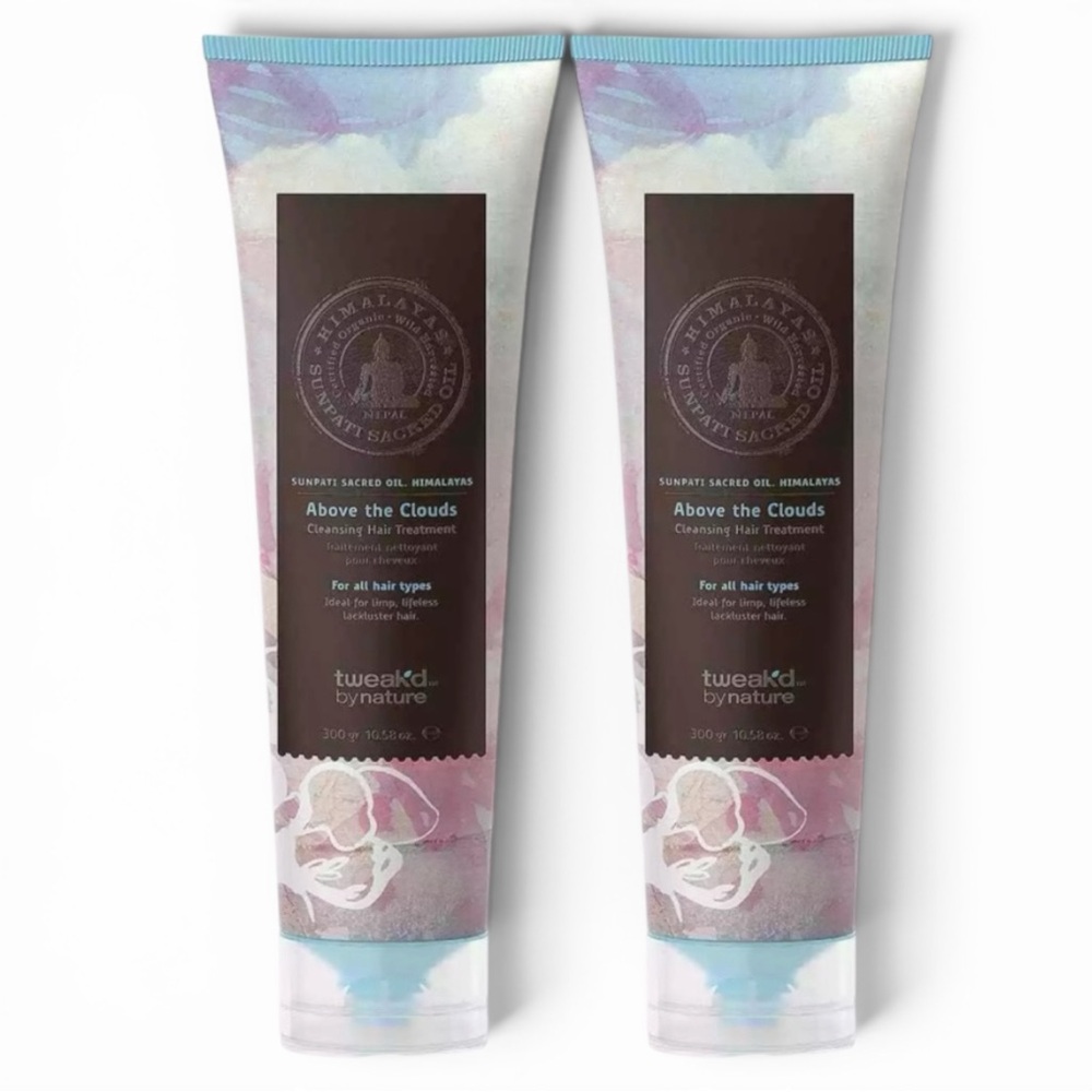 2X-Tweak'd by Nature Above The Clouds Hair Cleansing Treatment JUMBO 10.58oz ea